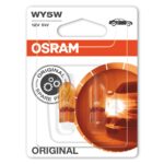 WY5W 12V 5W W2.1x9.5d 2 pieces blister OSRAM