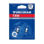 T4W 12V 4W BA9s Standard 2 pcs. Blister Tungsram