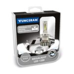 H4 -LED (P43t) 6000K 24/24W Megalight LED +200 NO ECE 2 pcs NOECE Tungsram