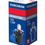12V 1.2W B8.5d Original range 1 piece Tungsram