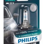 H7 12V 55W PX26d X-tremeVision Pro150 1pc. Blister Philips