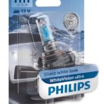H11 12V 55W PGJ19-2 WhiteVision Ultra 1pc. Phillips