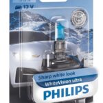 H3 12V 55W PK22s WhiteVision Ultra 1pc. Phillips