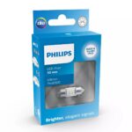 LED Festoon 30mm 12V 1W Ultinon Pro6000 SI 6000K NOECE 1pc. Phillips