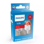 LED W21W 12V 2.3W Ultinon Pro6000 SI Red Intense NOECE 2 pcs. Philips