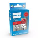 LED P21/5W 12V 2.5/0.5W Ultinon Pro6000 SI Red Intense NOECE 2 pcs. Philips