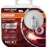 H11 24V 70W PGJ19-2 TRUCKSTAR® PRO NEXT GEN up to +120% more light 2pcs OSRAM