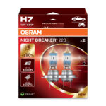 H7 12V 55W PX26d NIGHT BREAKER® 220 +220% 2 pcs. OSRAM