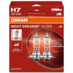 H7 12V 55W PX26d NIGHT BREAKER® SILVER +100% 2 pcs. OSRAM