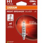 H1 12V 55W P14.5s NIGHT BREAKER® SILVER +100% 1 piece OSRAM