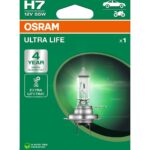 H7 12V 55W PX26d ULTRA LIFE 4 year warranty 1st. Blister OSRAM