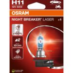 H11 12V 55W PGJ19-2 NIGHT BREAKER® LASER +150% more brightness 1 piece OSRAM