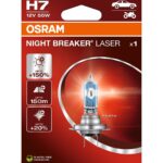 H7 12V 55W PX26d NIGHT BREAKER® LASER +150% more brightness 1 piece blister OSRAM