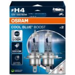 H4 12V 100/90W P43t COOL BLUE BOOST 5500K 2pcs. - OSRAM (NO ECE