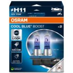 H11 12V 75W PGJ19-2 COOL BLUE BOOST 5500K 2pcs. - OSRAM (NO ECE)