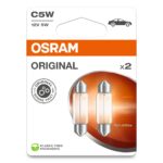 C5W 12V 5W SV8.5-8 36mm festoon 2pcs. Blister OSRAM