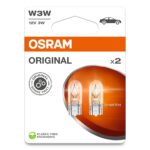 W3W 12V 3W W2.1x9.5d blister pack of 2 OSRAM