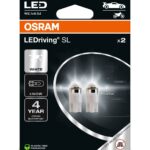 LED W5W 12V 1W W2.1x9.5d LEDriving SL White 6000K blister 2 pcs. OSRAM