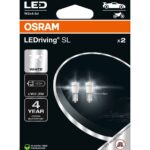 LEDriving® SL ~W2.3W W2x4.6d 0.25W 12V 6000K 25 lm White 2pcs. OSRAM