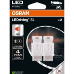 P27/7W LEDriving SL Red 12V blister pack of 2 OSRAM
