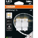 WY21W LEDriving SL Amber 12V blister pack of 2 OSRAM