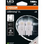 W21W LEDriving SLWhite 6000K 12V blister pack of 2 OSRAM
