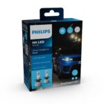 H4 12V 18W Ultinon Pro6000 Boost 5800K +300% with street legal 2pcs. Phillips