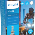 H7 12V 20W PX26d Ultinon Pro6000 LED 5800K Moto with street legal 1pc. Phillips