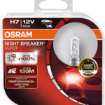 H7 12V 55W PX26d NIGHT BREAKER® SILVER +100% 2 pcs. OSRAM