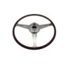 192744945 Mercedes-Benz 300 SL "Gullswing" NARDI ND Replica Line 420mm Steering Wheel - Mahogany Wood / Polished Spokes