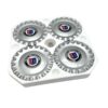 ALPINA Wheel Rim Center Cover Cap 4 pcs Set With Keys BMW E65 E66 Alpina B6 B7