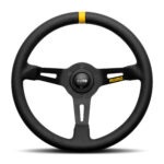 MOMO Mod.08 Racing Steering Wheel 330mm - Black Leather / Black Spokes