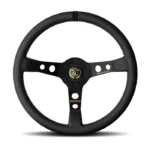 MOMO Mod.07 ANNIVERSARIO Steering Wheel 350mm - Black Leather Black Spokes