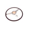 SL300 Mercedes-Benz 300 SL "Gullswing" NARDI ND Replica Line 420mm Steering Wheel - Mahogany Wood / Polished Spokes