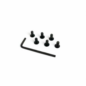 MOMO Screws Flat Head With Wrench M5X16 - 6 pcs set / Black