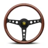 MOMO Heritage Indy Black Spokes Steering Wheel - 350mm