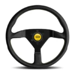 MOMO Montecarlo Leather Yellow Stitching 350mm Steering Wheel
