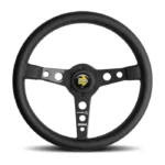 MOMO Prototipo 6C Steering Wheel 350mm - Black Leather Carbon Spokes