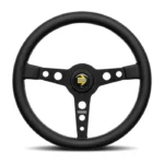 MOMO Prototipo Steering Wheel 350mm - Black Leather Black Spokes