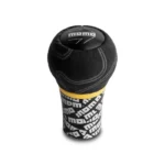 MOMO ULTRA Black Shift Knob - Black Microfibre