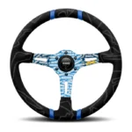 MOMO ULTRA Blue 350mm Steering Wheel