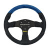 renault rs Sabelt Renault Sport Cup Steering Wheel 330mm - Black/Blue Suede / Black Spokes