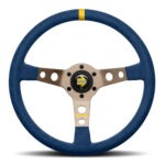 MOMO Mod.07 Microfiber Steering Wheel 350mm - Blue Microfiber / Anthracite Spokes