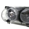 334664768647-2 Hella Style Head Lights - for Volkswagen VW Golf 93-99 MK3 / Jetta / Rabbit MK3 - Black Smoke