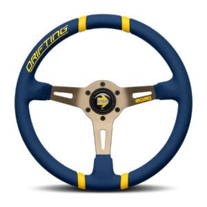 MOMO Drifting Microfibre Steering Wheel - Blue DRIFTING MICROFIBER