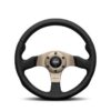 MOMO Race 2.0 Steering Wheel 350mm - Black Leather / Anthracite Spokes