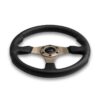 MOMO Race 2.0 Steering Wheel 350mm - Black Leather / Anthracite Spokes
