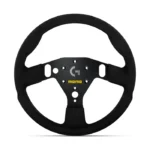 MOMO × Logitech SIM GT 320 - Black Microfibre / Black Spokes