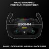 VLOGSIMGTR290 1 MOMO × Logitech SIM GT 320 - Blue Microfibre / Black Spokes