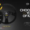 VLOGSIMGTR290 2323 MOMO × Logitech SIM GT-RACER 290 - Red Suede / Black Spokes